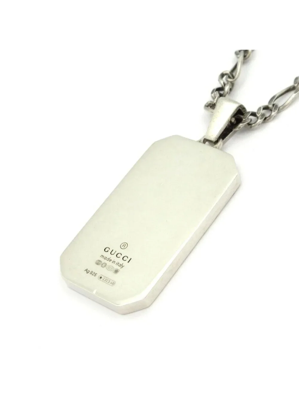 Gucci Necklace Silver Bee Plate